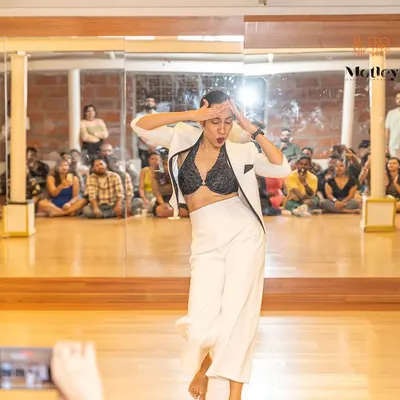 A powerful solo performance during our Motley Mixer. These events are a platform for our talented students and instructors to showcase their hard work and passion.