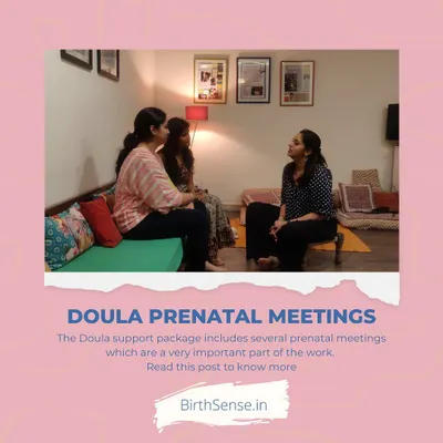 Prenatal meetings are a cornerstone of my doula support. This is where we build safety and trust, discussing your fears and wishes, practicing labor movements, and helping your partner feel prepared.