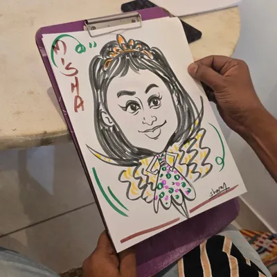 Live entertainment for your guests! I can arrange for a caricature artist to draw personalized portraits as a fun activity and a memorable party favor.