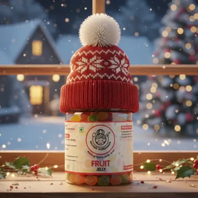 This Christmas, unwrap the gift of flavor. Our Fruit Jelly jar, dressed up for the holidays, is the perfect sweet treat to share during the festive season.