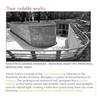 Our design for the Rashtriya Sainika Smaraka, the National Martyr's Memorial in Bengaluru, is conceived as a 'non-memorial'. The main hall is underground, creating a serene, bunker-like space for remembrance, sheltered from city noise.