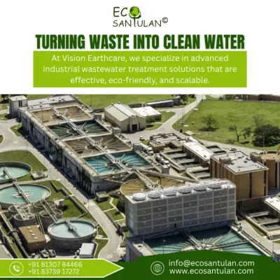 We specialize in advanced industrial wastewater treatment solutions that are effective, eco-friendly, and scalable. This image of a large-scale treatment facility shows our capability to handle complex water recycling projects for industries and large communities.