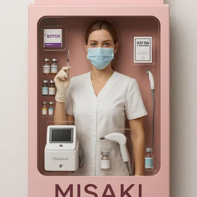 This image represents my approach to skincare: precise, professional, and packaged with care. At my clinic, I blend science, safety, and beauty to deliver flawless results every time.