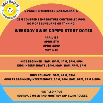 Our summer camp schedule for our Koramangala pool is live. We have multiple start dates and timing options for kids and adults at beginner, intermediate, and advanced levels, plus ladies batches, lap swim access, and more.