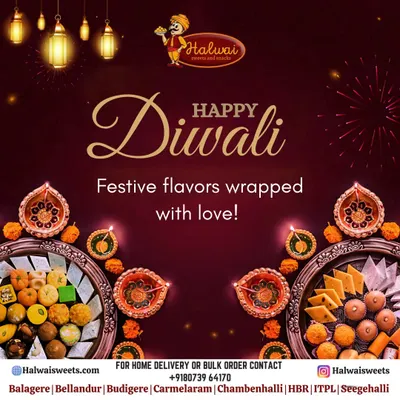 Festive flavors wrapped with love. Our Diwali platters are filled with an assortment of our best sweets, from ladoos to barfis, making them a perfect centerpiece for your celebrations.
