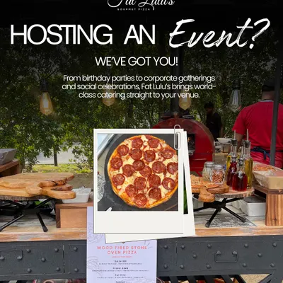 Hosting an event? We've got you. Our mobile catering cart, complete with a wood-fired stone oven, brings world-class food and a unique Brooklyn vibe straight to your venue.