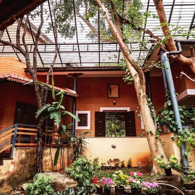 A quiet morning at our retreat center, a perfect setting for meditation and reflection. We invite you to come visit and experience this peace for yourself.
