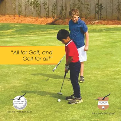 Our motto is "All for Golf, and Golf for all!" We create a supportive and encouraging environment where young players learn from each other during our junior programs.