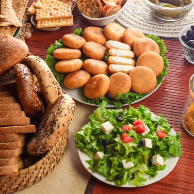 A delicious spread for Amul Cheese. I styled this shot to look like a perfect breakfast or snack table, with fresh bread, salad, and of course, the cheese, making it look absolutely irresistible.