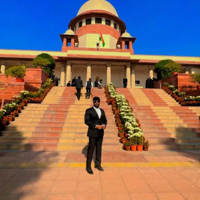 A clear day at the Supreme Court of India. My goal is to bring clarity and a strong legal strategy to the most complex cases that reach this prestigious institution.