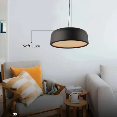 This simple, elegant drum pendant embodies my philosophy of "soft luxe." It doesn't scream for attention but provides a quiet, lasting, and unforgettable presence in the room.