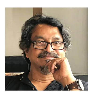 Shylesh P. Bhaskar, a co-founder of Aus Architecture. With a disciplined methodology and a mastery of detail, Shylesh drives the technical and aesthetic integrity of all our projects.