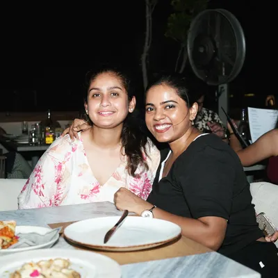 Smiles and good company on our terrace. It brings me joy to see friends gathering at Rooh to share a meal and create lasting memories.
