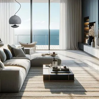 This Spherina Air Pluma pendant speaker is a perfect example of designer audio. It hangs like a modern light fixture, delivering exceptional sound quality while enhancing the room's aesthetics. We installed this in a sea-facing living room, blending high-end audio with luxury interior design.