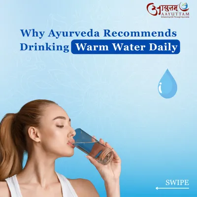 I often recommend starting the day with warm water. This simple daily habit is a powerful tool in Ayurveda for improving digestion, detoxifying the body, and balancing your doshas.
