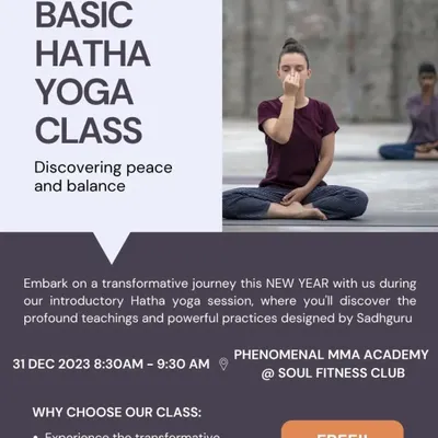 Fighting is only half the battle. We also host introductory Hatha Yoga workshops to help martial artists find balance, improve flexibility, and connect with the deeper aspects of their training.
