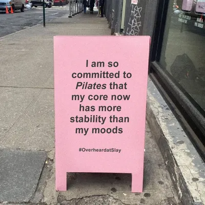 The only thing stable in my life is my core, and I'm not mad about it. This is the kind of stability we build here.
