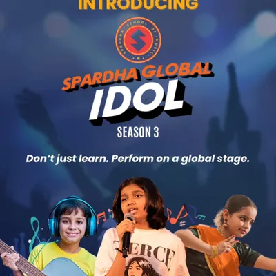 Introducing Spardha Global Idol, our annual competition that gives students a chance to perform on a global stage. It’s more than a contest; it’s a celebration of practice, courage, and passion.