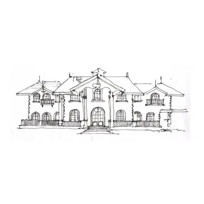 The journey of a bespoke home begins with a sketch. This initial concept drawing for Sachin Tendulkar's private residence captures the classical proportions and grand vision for the estate.