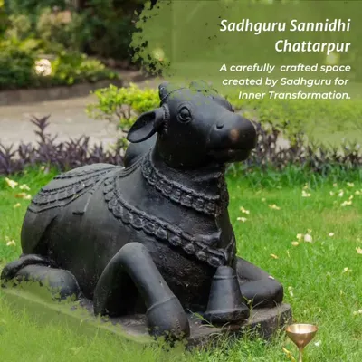 An invitation to the various spiritual offerings at Sadhguru Sannidhi, Chattarpur, a consecrated space for inner transformation. This includes Ekadashi Sadhana, Pournami Puja, and Darshan.