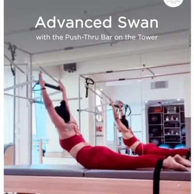 The Advanced Swan on the Tower is a dynamic back extension exercise. It builds incredible strength through the entire back of the body, improves mobility, and develops control.