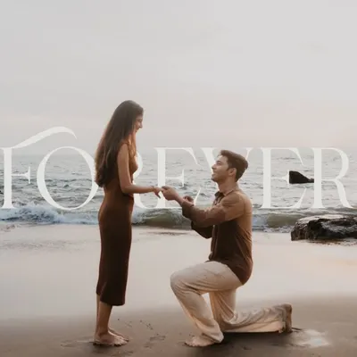 A beautiful proposal on a quiet beach as the sun sets. We help you plan these destination moments, ensuring the photography captures both the intimacy of the question and the grandeur of the location.
