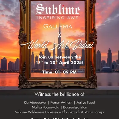 The official announcement for our participation in World Art Dubai, featuring the list of brilliant artists we represent. This event is a cornerstone of our mission to bridge Indian talent with a global audience.