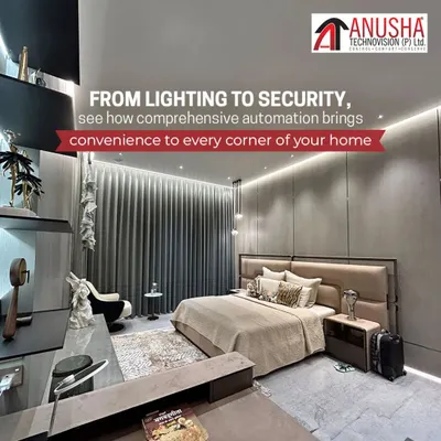 In this luxury bedroom, you can see how I integrate lighting and security into a single, convenient system. The automation extends beyond just safety, creating an ambiance of comfort and control in every corner of your home.