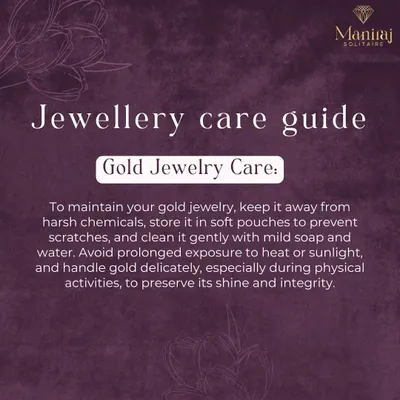Here is my jewellery care guide for your gold pieces. To maintain its shine, keep it away from harsh chemicals, store it in a soft pouch, and clean it gently with mild soap and water.