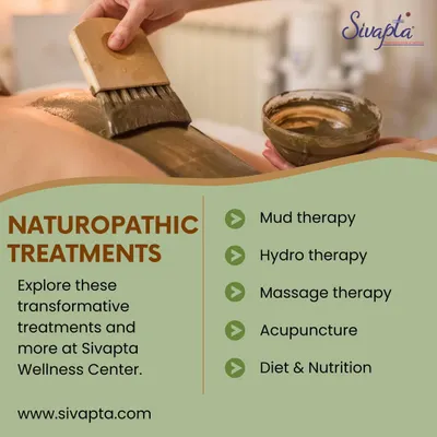 Naturopathy offers a wealth of transformative treatments that harness the healing power of nature. At my center, we provide therapies like mud therapy, hydrotherapy, and acupuncture to detoxify the body and restore its natural balance.