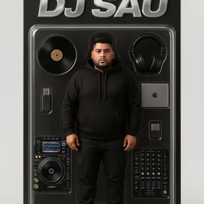Because it's trending. Here's the DJ Sau action figure, complete with all the gear needed to rock a party: Pioneer deck, MacBook, and headphones.