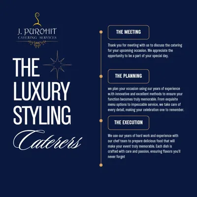 I follow a structured process to guarantee a successful event. This graphic outlines my three key phases: the initial meeting to understand your needs, meticulous planning to design the experience, and flawless execution by my experienced team on the day of your event.