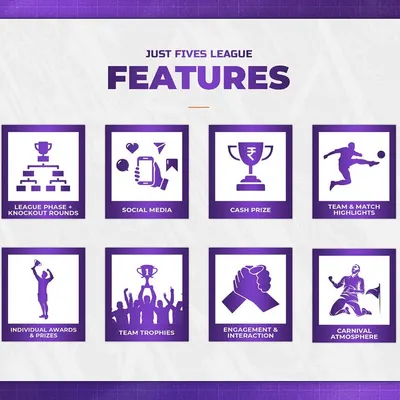 This is what makes the Just Fives League a premier event. I provide a complete tournament experience with a league and knockout format, cash prizes, team trophies, and a carnival atmosphere.