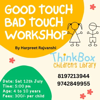 An announcement for our annual "Good Touch, Bad Touch" workshop. It is so important to empower children with the knowledge to understand personal boundaries and stay safe.