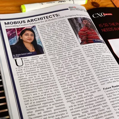 We are proud to be recognized for our contributions to urban design. This feature in a leading industry magazine highlights Mobius Architects as a promising practice, a testament to our innovative approach and commitment to shaping better urban environments.