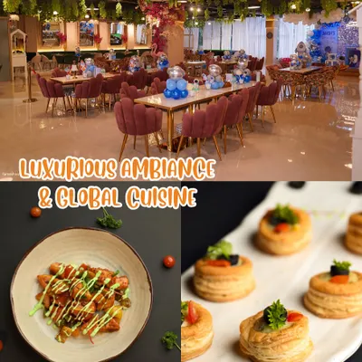 Our luxurious ambiance is matched by our exceptional global cuisine. We offer a sophisticated dining experience that sets us apart from any other family venue.