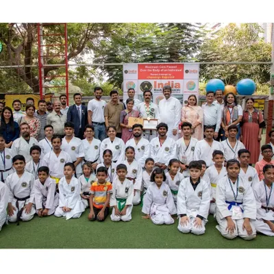 One Family, One Team. A group photo with all my students, coaches, and supporters. This is the heart of Kings Sports Academy.