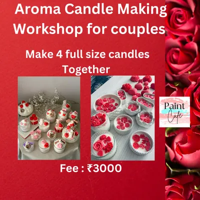 My Valentine's special offer for an Aroma Candle Making Workshop for couples.