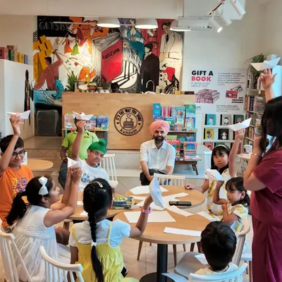 Our paper planes are ready for takeoff! This origami session, part of our Peter Pan themed day, was a huge hit, letting kids craft and decorate their own high-flying creations.