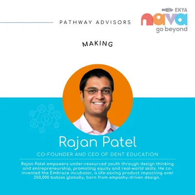 We are proud to have Rajan Patel, co-inventor of the life-saving Embrace incubator, as the advisor for our Making Pathway, inspiring students to design with purpose.