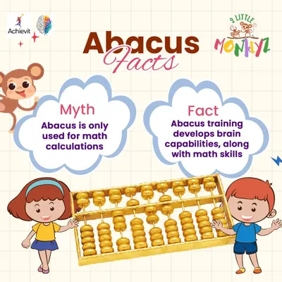Let's bust a myth about the abacus! It's not just for math calculations. Abacus training is a fantastic tool for overall brain development, improving focus and memory along with math skills.