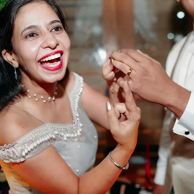 The pure joy of the moment she says yes! Capturing the laughter and excitement during the ring exchange is what makes an engagement shoot so special.