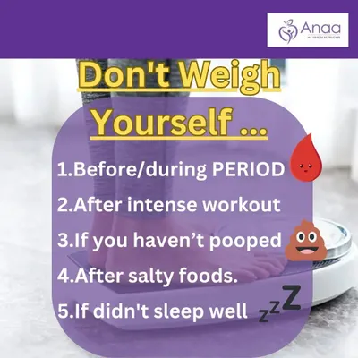 Don't let the weighing scale demotivate you. This infographic explains why your weight can fluctuate due to normal bodily processes, helping you track your progress in a healthier, more informed way.