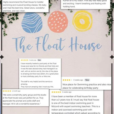 We are so grateful for all the amazing feedback. This collage of reviews highlights what our guests love most: our clean premises, great tutors, fun pool parties, and wonderful staff.