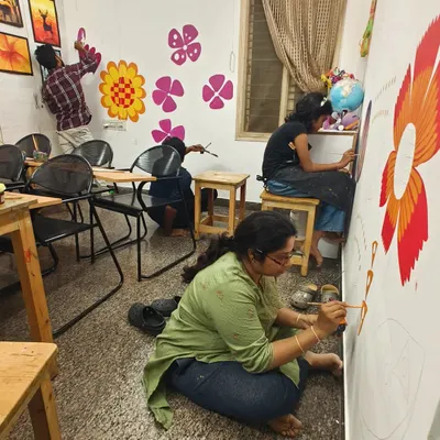 We're creating a vibrant and inspiring sensory classroom. The goal is to make a space where every student feels creative, comfortable, and ready to learn.