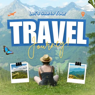 This is our whole mood. We're here to help you start your travel journey, whether it's a solo trip to the mountains or a group tour across continents. Let's get you out there.
