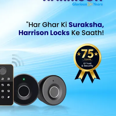 Har Ghar Ki Suraksha, Harrison Locks Ke Saath! For over 75 years, trust and security have been our legacy, making us India's number one lock brand.