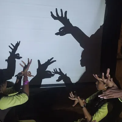 This is how our magic is made. It takes multiple pairs of hands, working in perfect sync, to create complex scenes like this family of deer.