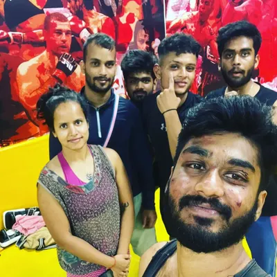 This is what courage looks like. A post fight selfie showing the marks of a battle fought with heart. We are incredibly proud of our fighters who step up to the challenge.
