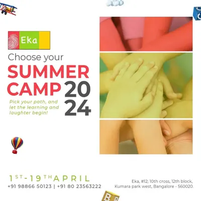 Your child's summer adventure starts here. Our "Choose Your Summer Camp" is back, offering a wide range of activities to keep young minds engaged and learning.